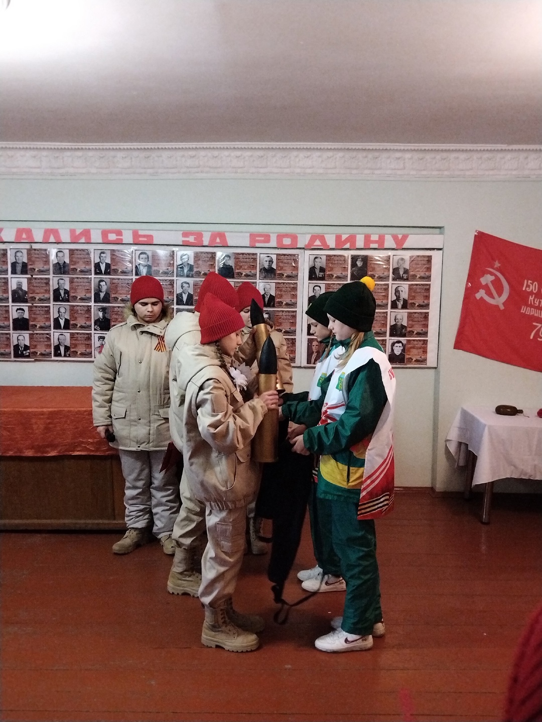 Сегодня &quot;Эстафета победы&quot; прибыла в Колодеевское сельское поселение из села Кучеряевка.