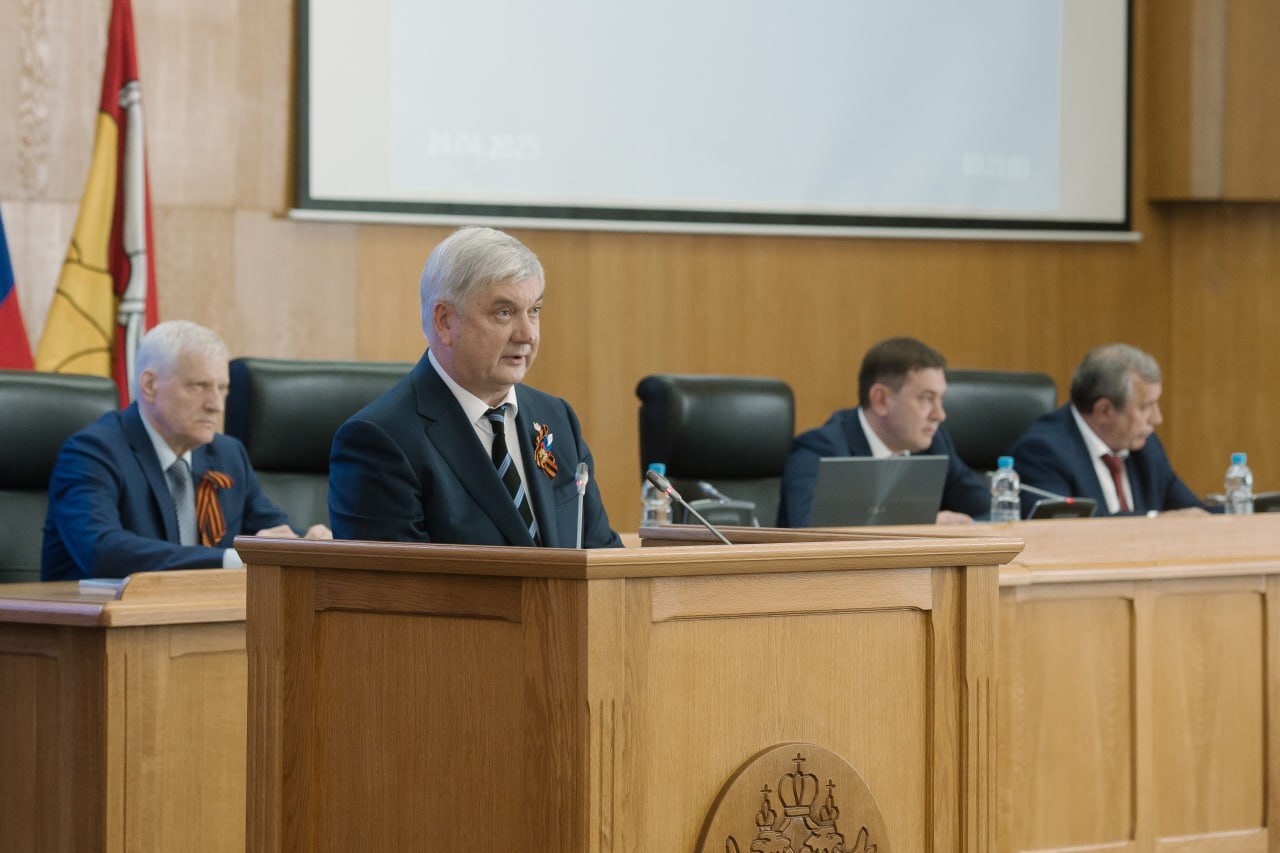 Губернатор Александр Гусев выступил с ежегодным отчетом перед депутатами Воронежской областной Думы.