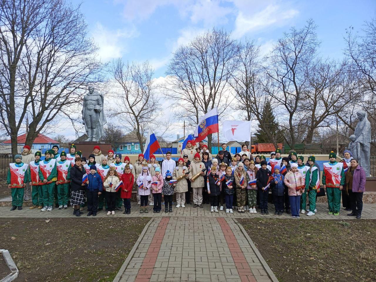 «Эстафета Победы» продолжает своё движение по Бутурлиновскому району!.
